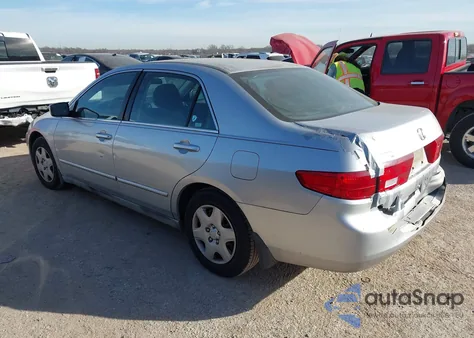 2005 Honda Accord 2.4 Lx из США, поврежденный, VIN 1HGCM56435A129569